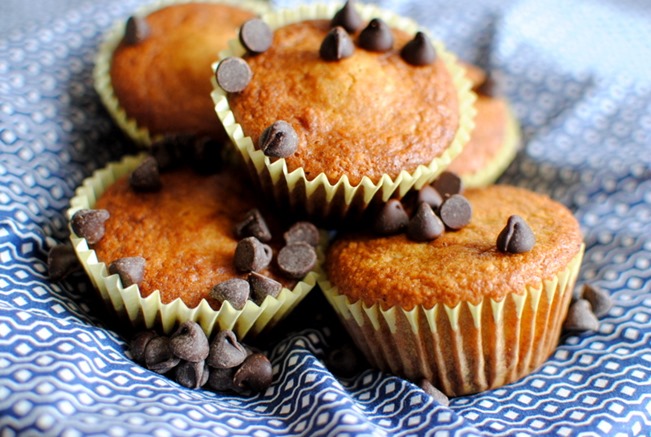 Paleo Orange Chocolate Chip Muffins