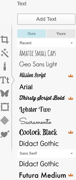 PicMonkey Fonts