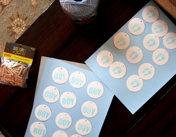 baby shower garland