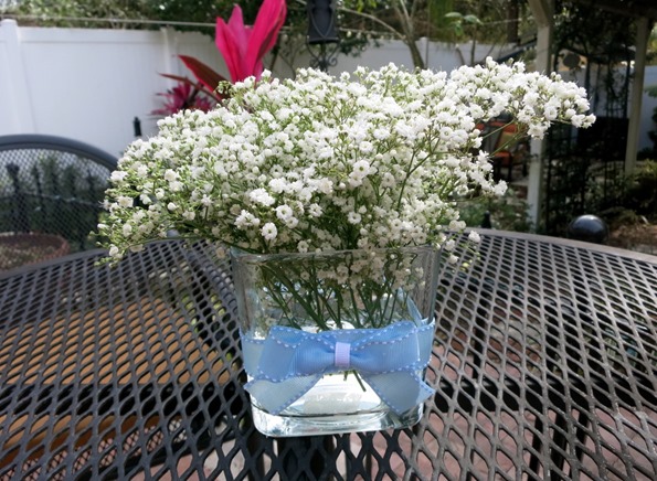 baby's breath flowers for baby shower
