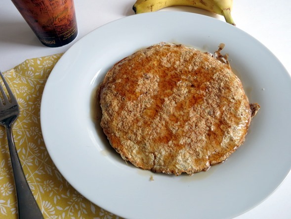 egg white oatmeal protein pancake