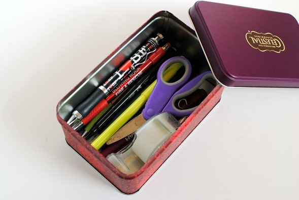 office supplies tin