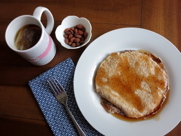 pancake with tea