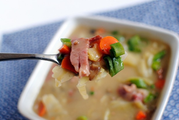Corned Beef Cabbage Soup