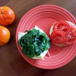 Egg Sandwich with Spinach and Tomato Egg Sandwich with Spinach and Tomato