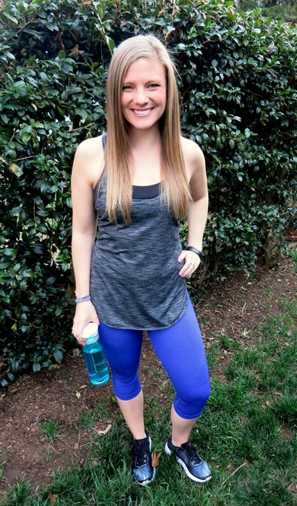 Lululemon Blue Crops