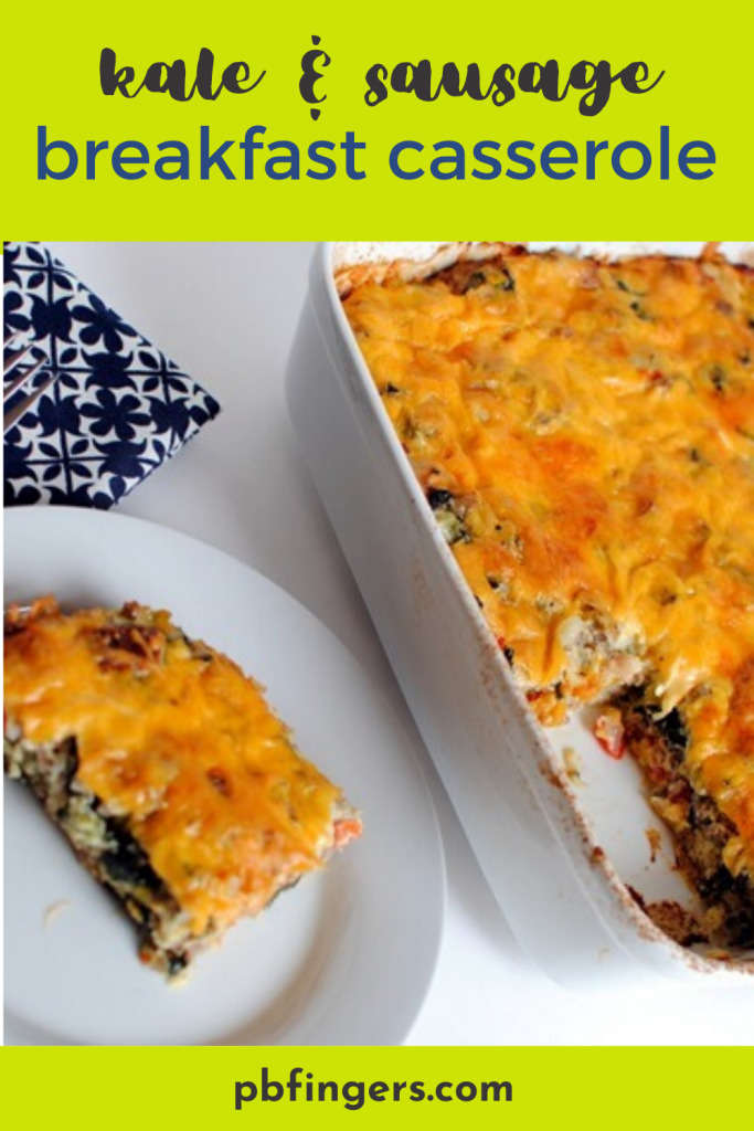 Kale and Sausage Breakfast Casserole