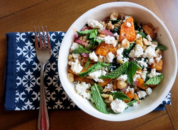 Sweet Potato Salad with Mint