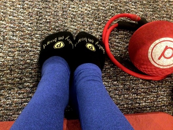 baby on board pure barre socks
