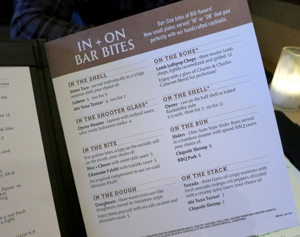 bonefish grill in on bar bites menu