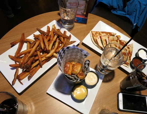 bowling alley food