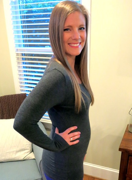20 weeks pregnant baby bump