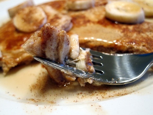 Banana Bread Protein Pancake Recipe