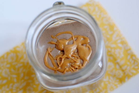 Chocolate Peanut Butter Cheesecake Smoothie