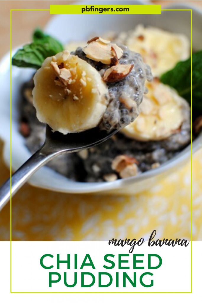 Mango Banana Chia Seed Pudding