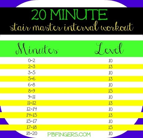 Stairmaster Workout