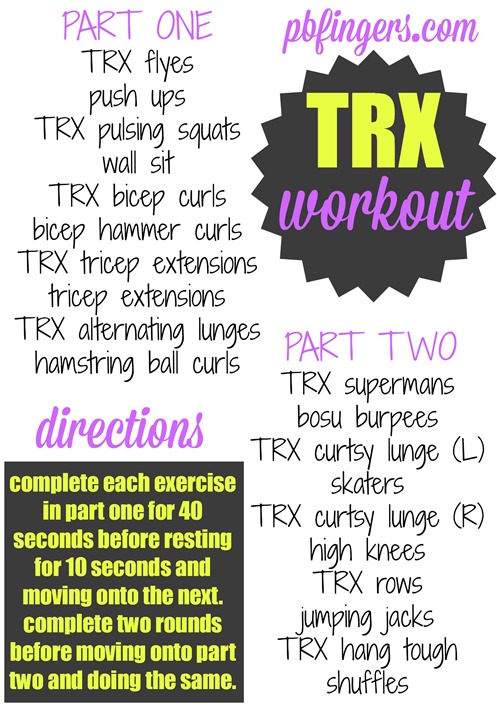 Super Sweaty TRX Workout