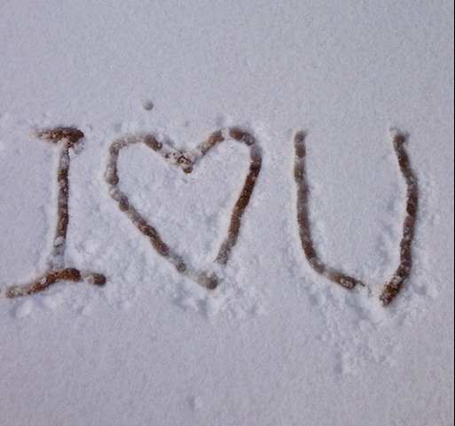 i love you snow