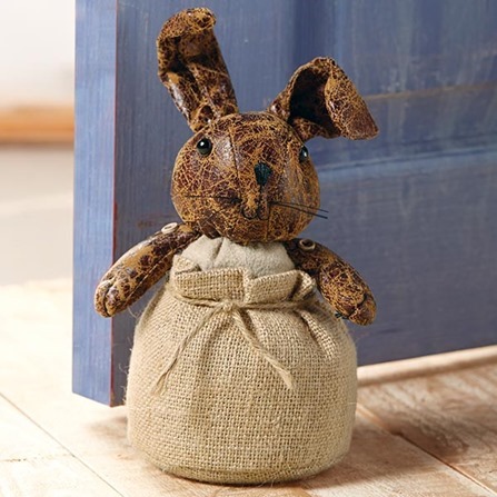 nursery bunny doorstop