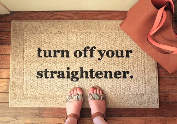 turn off your straightener