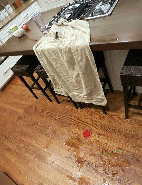 water spill