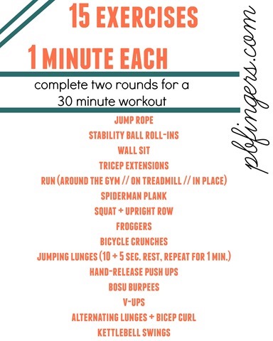 On the Minute' Plyometric Boot Camp Workout - Oats & Rows