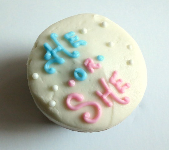 He or She Cupcake
