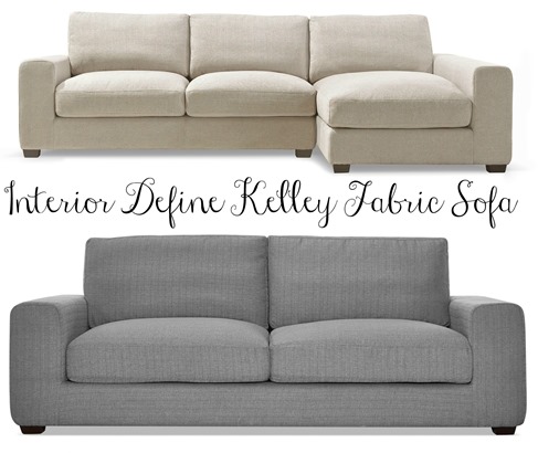 Interior Define Kelly Fabric Sofa
