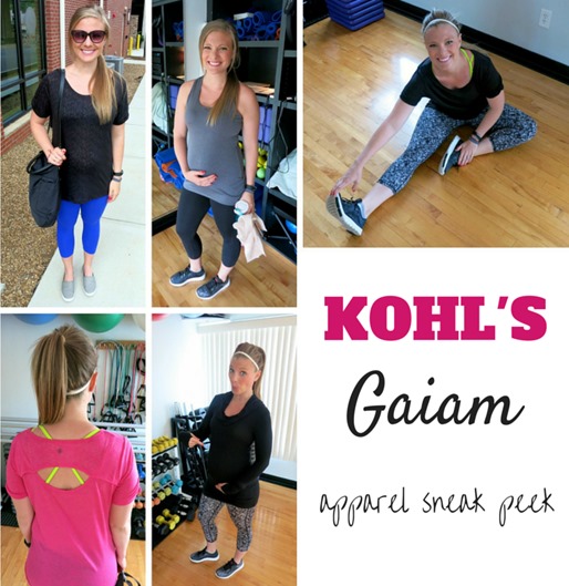Kohl's Gaiam Yoga Apparel