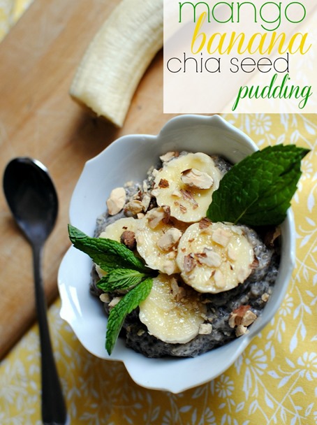 Mango Banana Chia Seed Pudding Recipe