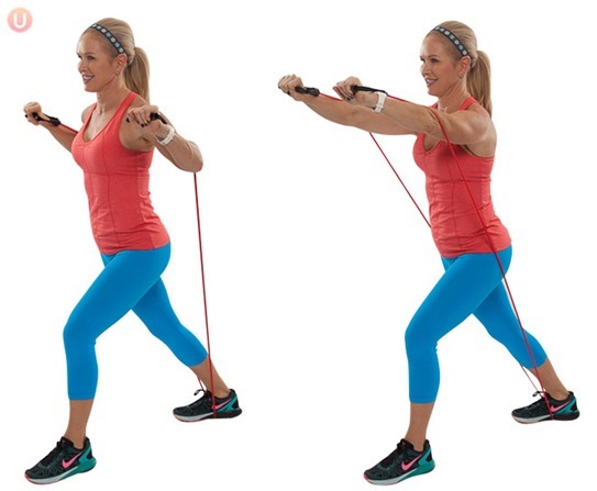 Resistance Band Chest Press