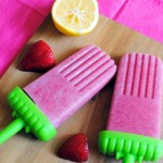 Dairy-Free Strawberry Lemonade Popsicles