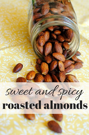 Sweet and Spicy Roasted Almonds Recipe