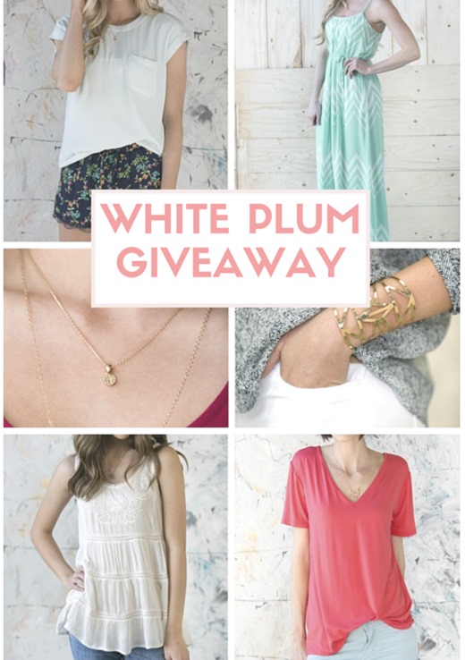 White Plum Giveaway and Coupon Code