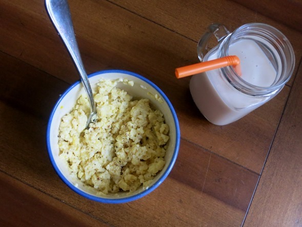 scrambled eggs