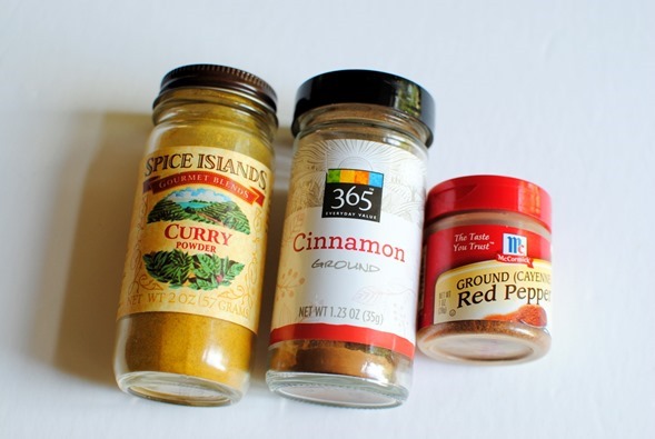 spiced almonds