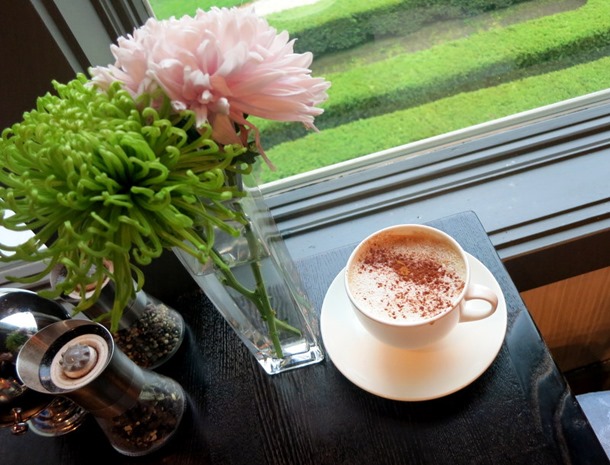 Canyon Ranch almond milk latte