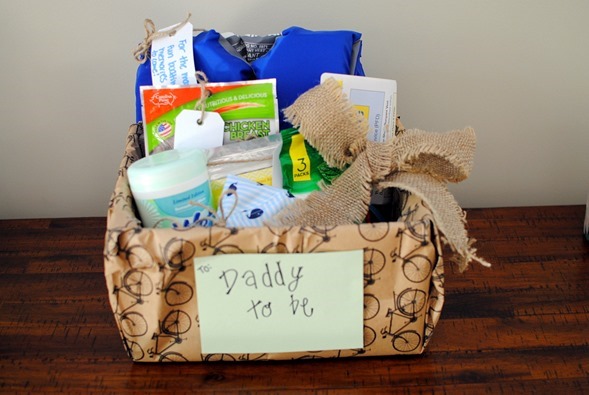 Dad To Be Gift Basket for Baby Shower