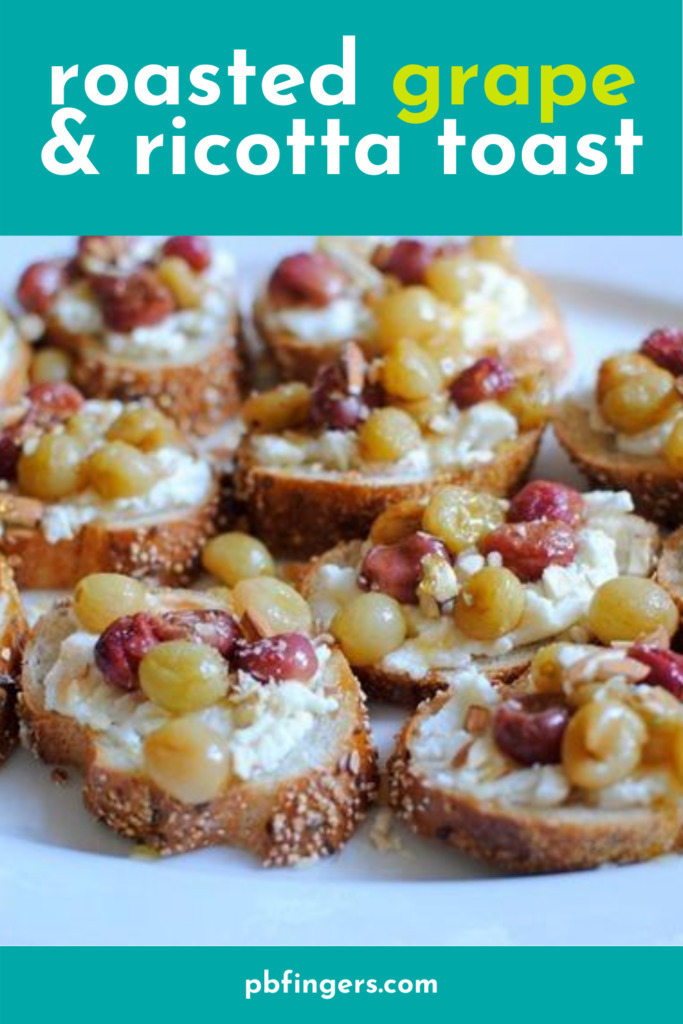 Roasted Grape and Ricotta Toast