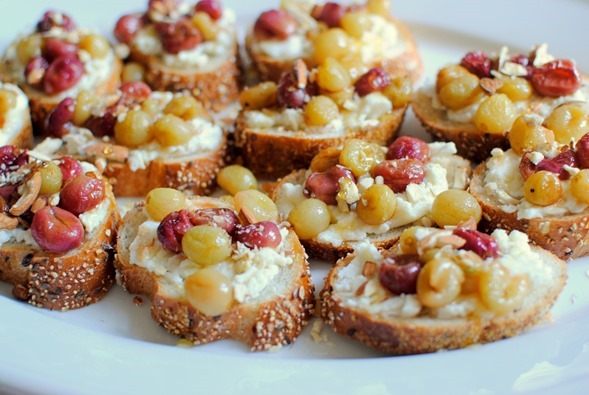 Roasted Grapes and Ricotta Toast Recipe