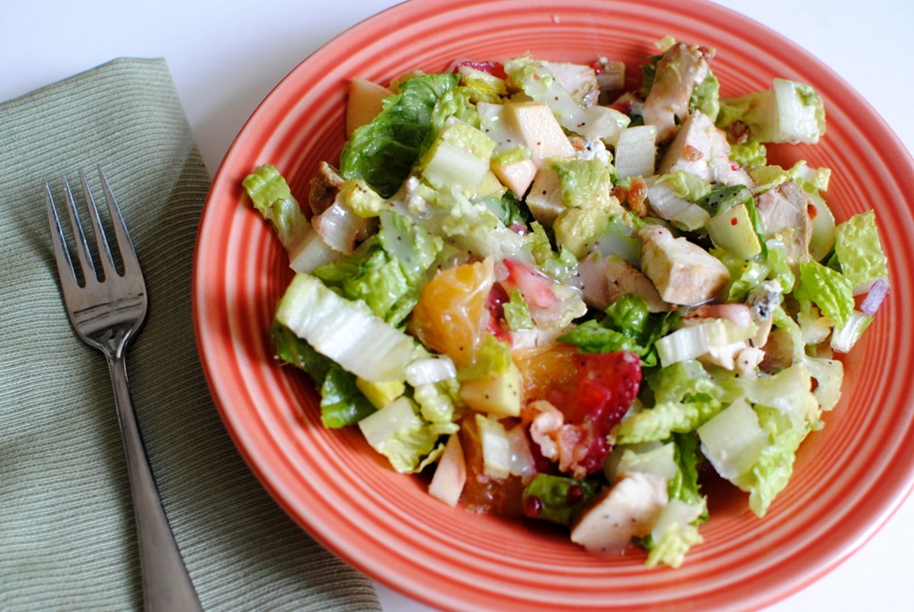Simple Summer Chopped Salad Peanut Butter Fingers