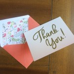 Thank you card