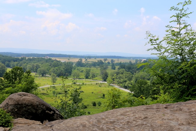 View from Little Round Top Gettysburg