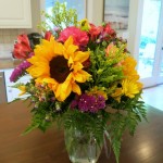 bouquet with sunflowers bouquet with sunflowers