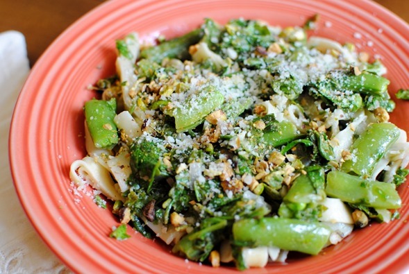 fettuccine with arugula pesto blue apron