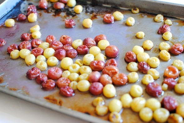 roasted grapes