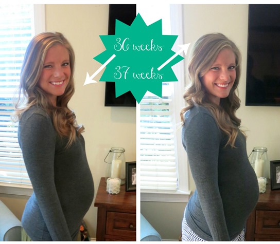 36 weeks 37 weeks pregnant