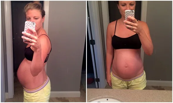 36 weeks belly