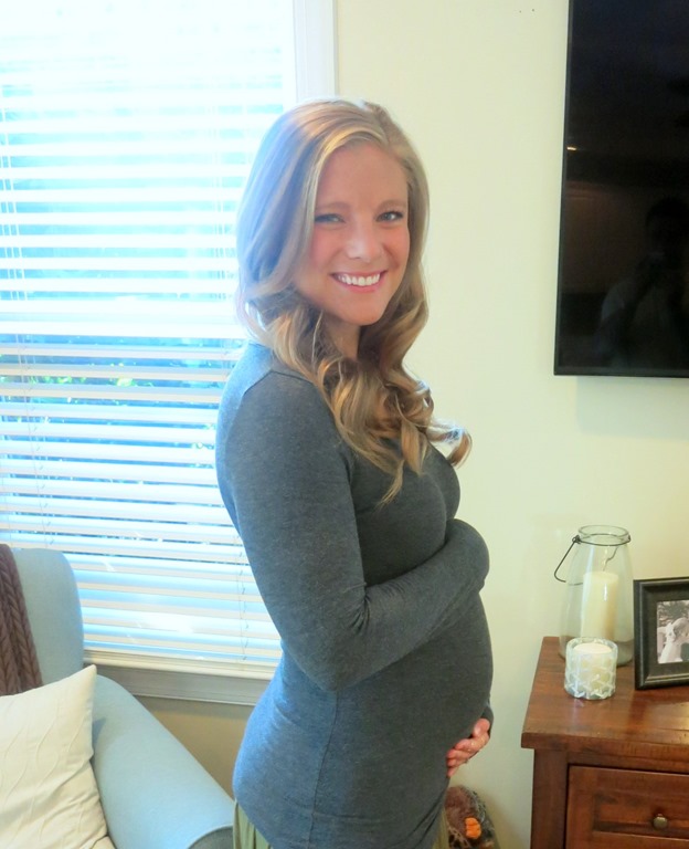 36 weeks belly looks hot sale smaller