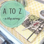 A to Z Blog Survey